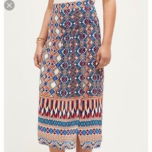 Anthropologie HD in Paris Pleated Floral Skirt